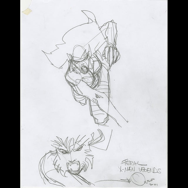 116033 - $150 - Walt Simonson - Feral Comic Art