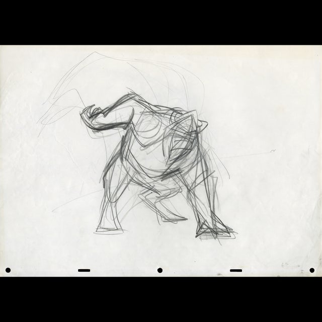 121926 - Disney Animation Beast Sketch 4 Comic Art