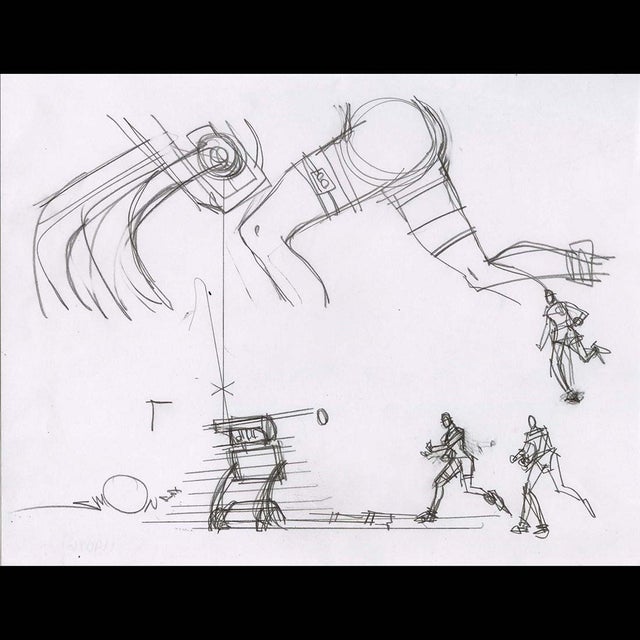 Unknown Study Sketch - Walt Simonson - 119076 Comic Art