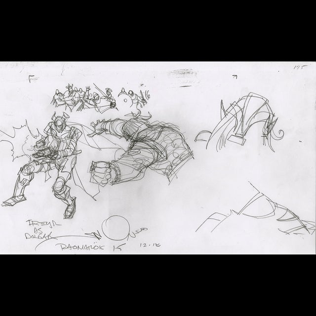 117387 - Walt Simonson - Ragnarok 15 Comic Art
