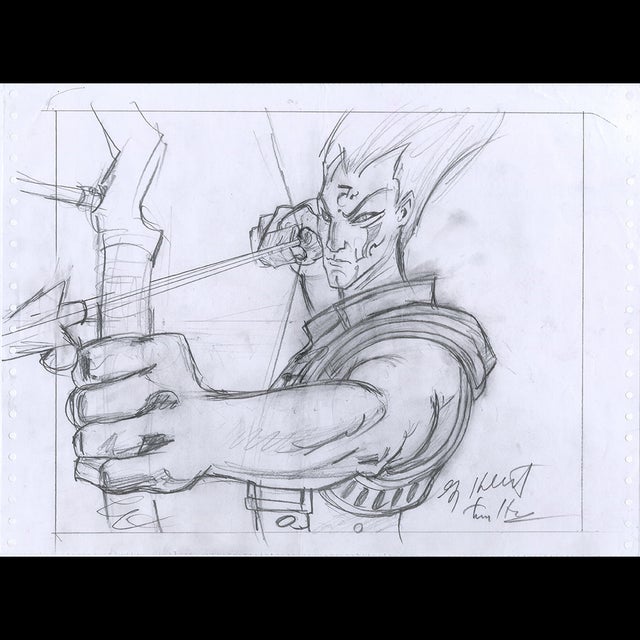 Magic the Gathering: Sigil of Sleep - Preliminary Sketch - Greg and Tim Hildebrandt - 115495 Comic Art