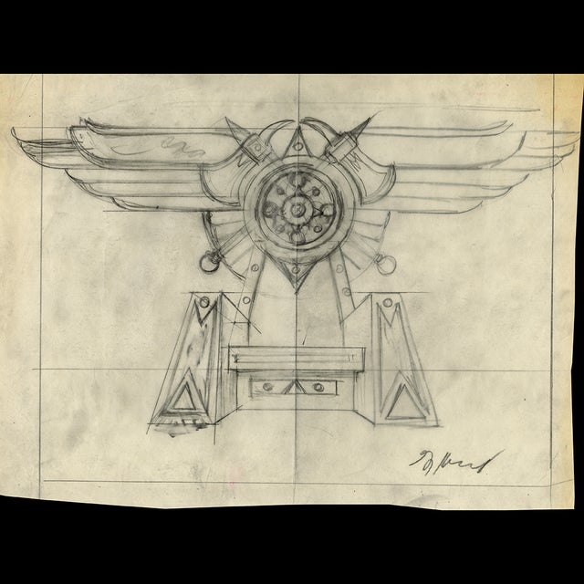 Cover Design - Gods and Goddesses  1981 Preliminary Cover Sketch  Greg Hildebrandt  122410 Comic Art
