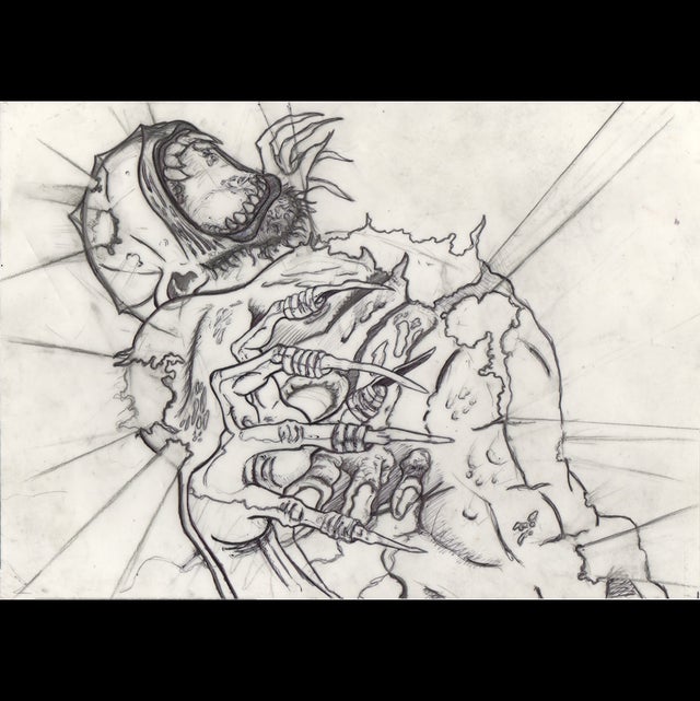 Magic the Gathering: Soul Nova - Final Sketch - Keith Garletts Comic Art