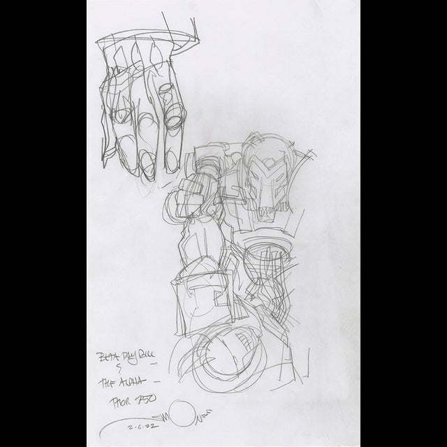 116009 - $475 - Walt Simonson - Beta Ray Bill and The Alpha Comic Art