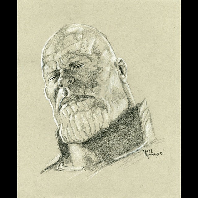 Thanos Sketch - Mark Romanoski - 112884 Comic Art