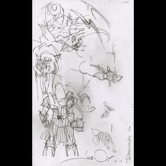 117439 - Walt Simonson - Ragnarok 16 Comic Art