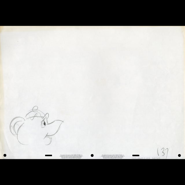 121925 - Disney Animation Mrs. Potts Merchandising Sketch Comic Art