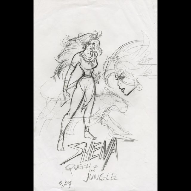 Sheena: Queen of the Jungle - Greg Hildebrandt - 122336 Comic Art