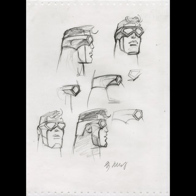 What if Stan Lee Created the DC Universe, Superman Head Study - Greg Hildebrandt - 119740 Comic Art