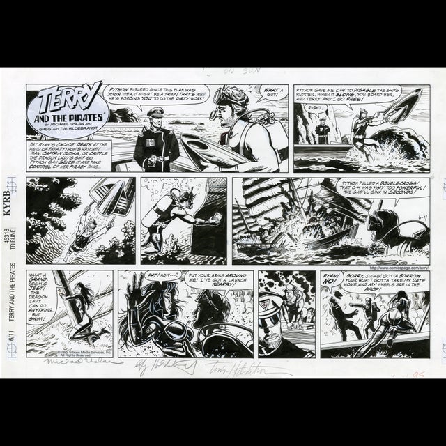 Week 11 - Sunday - 2 Piece Set - P - Greg Hildebrandt - 107181 Comic Art