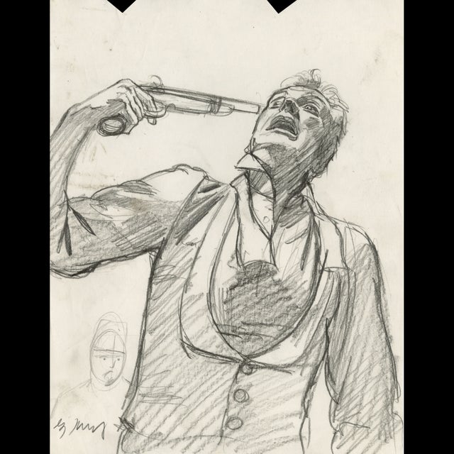 Phantom of the Opera - In the Torture Chamber - Rough Sketch - Greg Hildebrandt - 122385 Comic Art