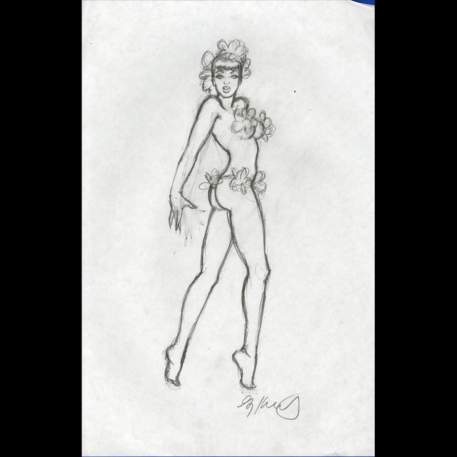 Flower Child - Preliminary Concept Sketch - Greg Hildebrandt - 116364 Comic Art
