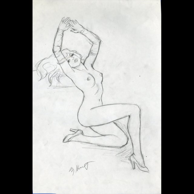 Pinup Sketch - After Hours - Preliminary � Greg Hildebrandt � 116550 Comic Art