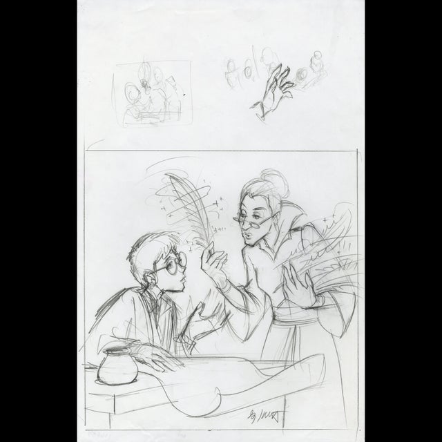 Anti- Cheating Quill #2 - Harry Potter - Greg hildebrandt - 116657 Comic Art