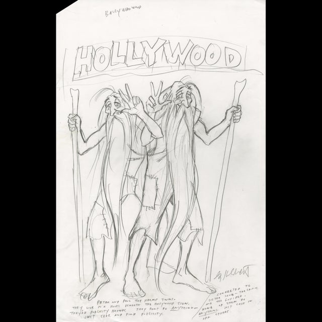 Hollywood Hermit Twins - Greg Hildebrandt - 114094 Comic Art