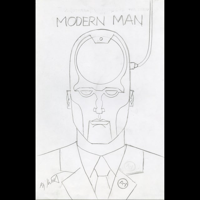 Modern Man - Brain Dump! - Greg Hildebrandt - 120613 Comic Art