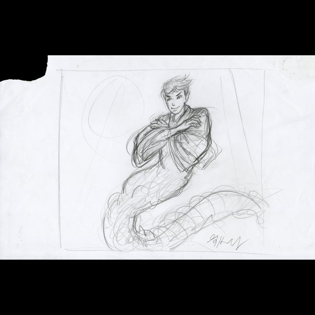 Genie - Harry Potter - Preliminary Sketch - Greg Hildebrandt - 119857 Comic Art