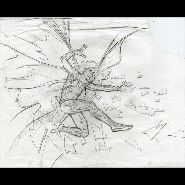 Michael Jackson - concept sketch #14 - P - Greg Hildebrandt - 112683 Comic Art